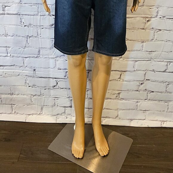 CLEO - Blue jean cotton blend shorts - Every Body style - Picture 6 of 9